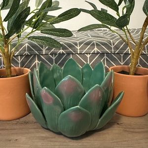 Brand New Sonoma 3-Wick Succulent candle holder